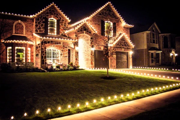 landscape lights installation in van alstyne tx